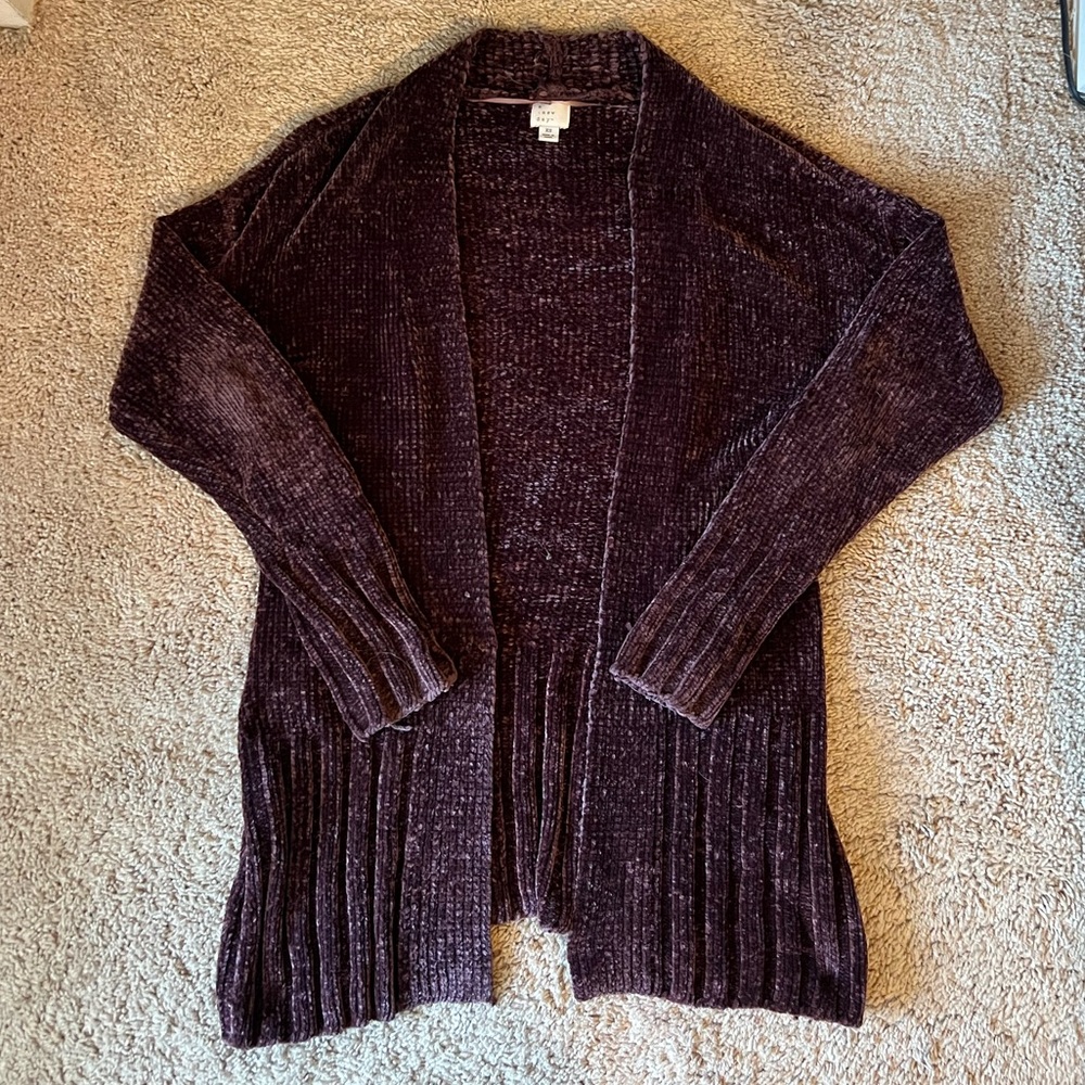a new day Women's Deep Purple Cardigan
